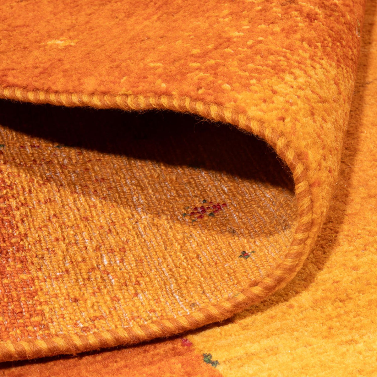 Alfombra Gabbeh - Loribaft Persa - 302 x 219 cm - naranja