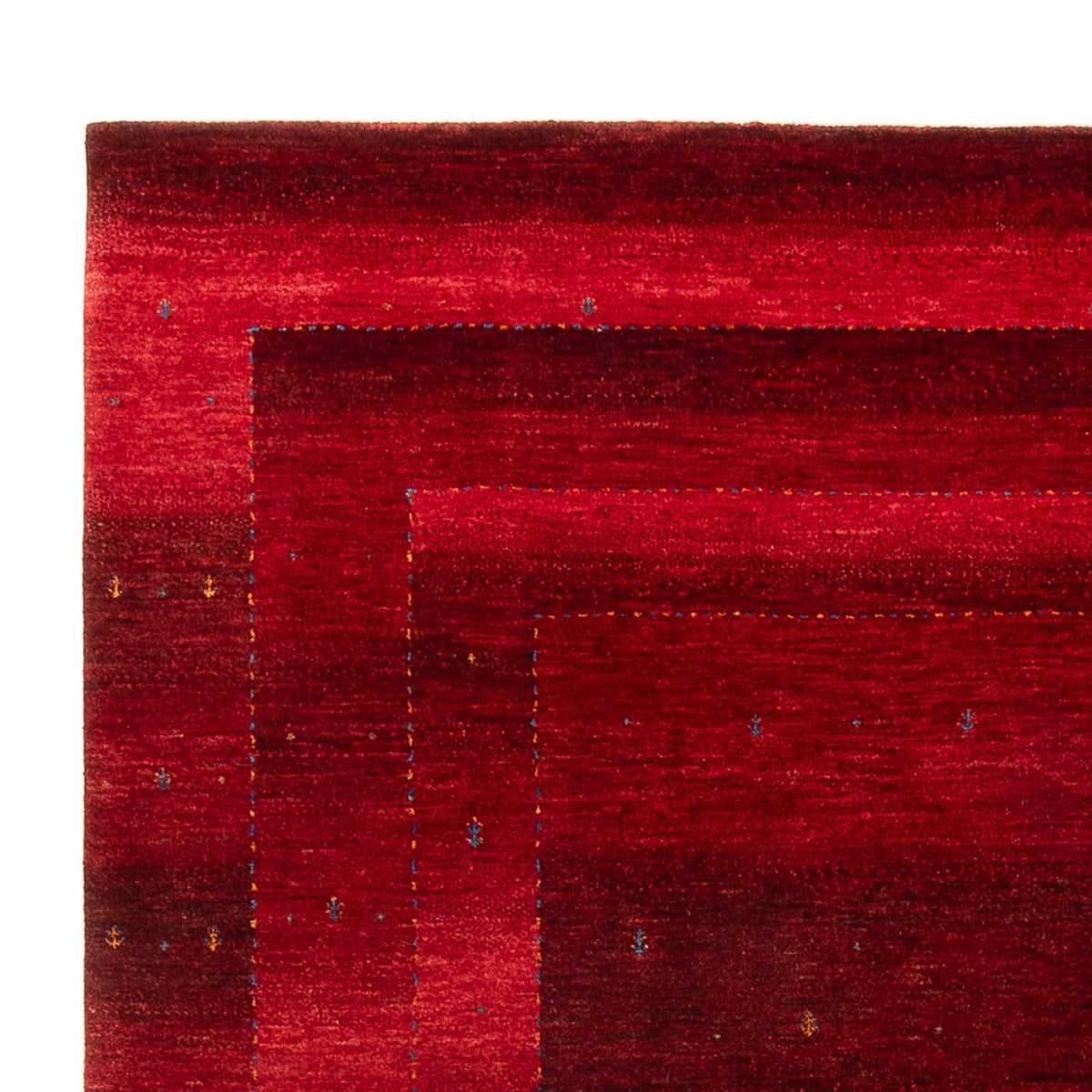 Alfombra Gabbeh - Loribaft Persa - 304 x 215 cm - rojo