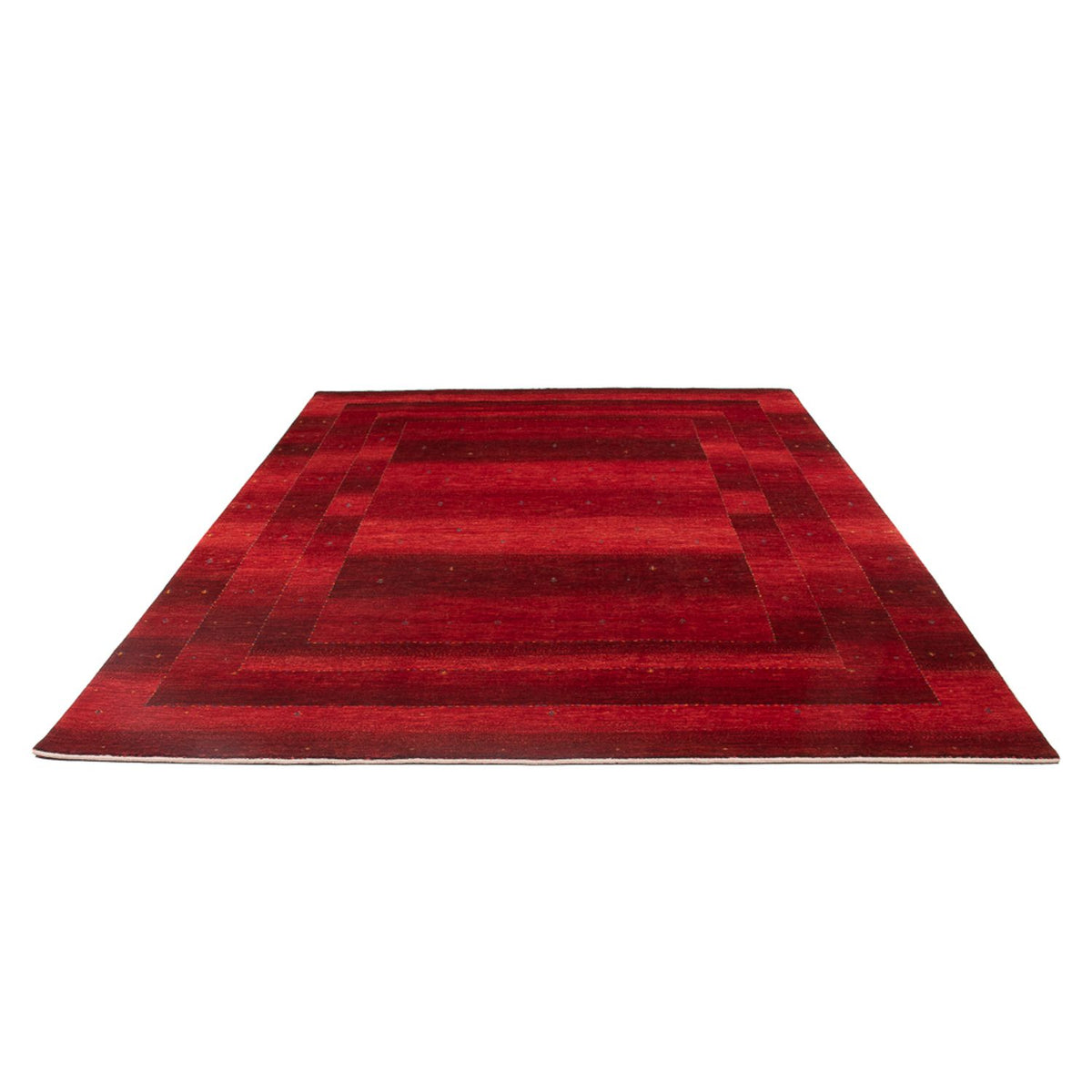 Alfombra Gabbeh - Loribaft Persa - 304 x 215 cm - rojo