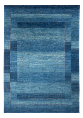 Alfombra Gabbeh - Loribaft Persa - 297 x 216 cm - azul marino