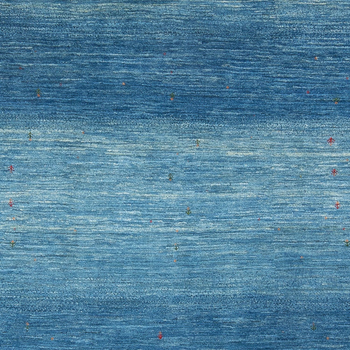 Alfombra Gabbeh - Loribaft Persa - 297 x 216 cm - azul marino