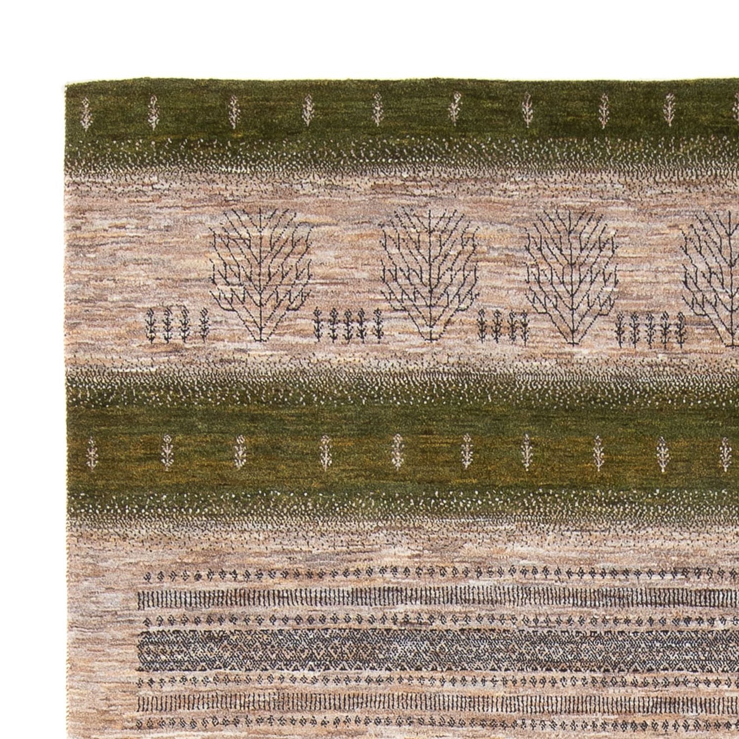 Alfombra Gabbeh - Loribaft Persa - 294 x 220 cm - multicolor