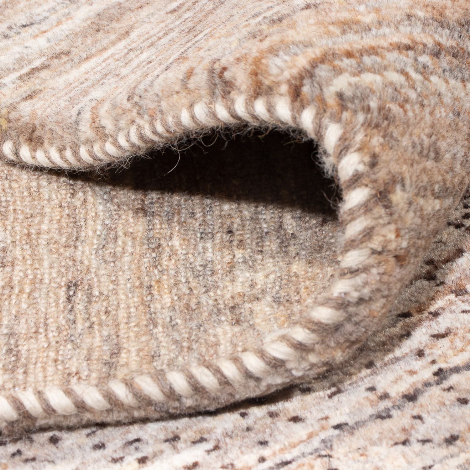 Alfombra Gabbeh - Loribaft Persa - 305 x 220 cm - beige claro
