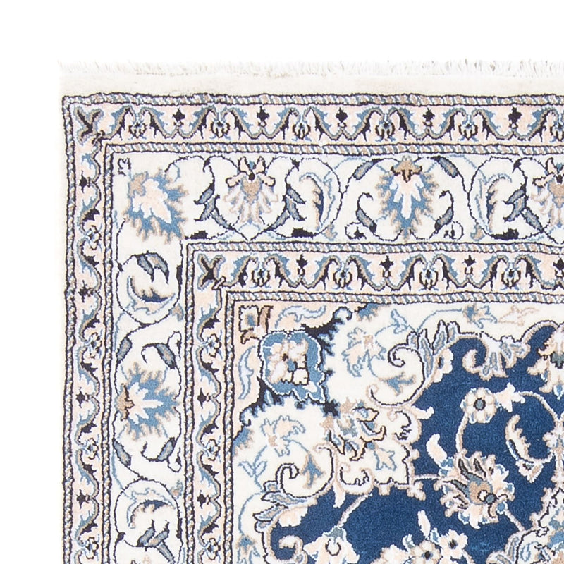 Alfombra Persa - Nain - Real - 196 x 147 cm - camello oscuro