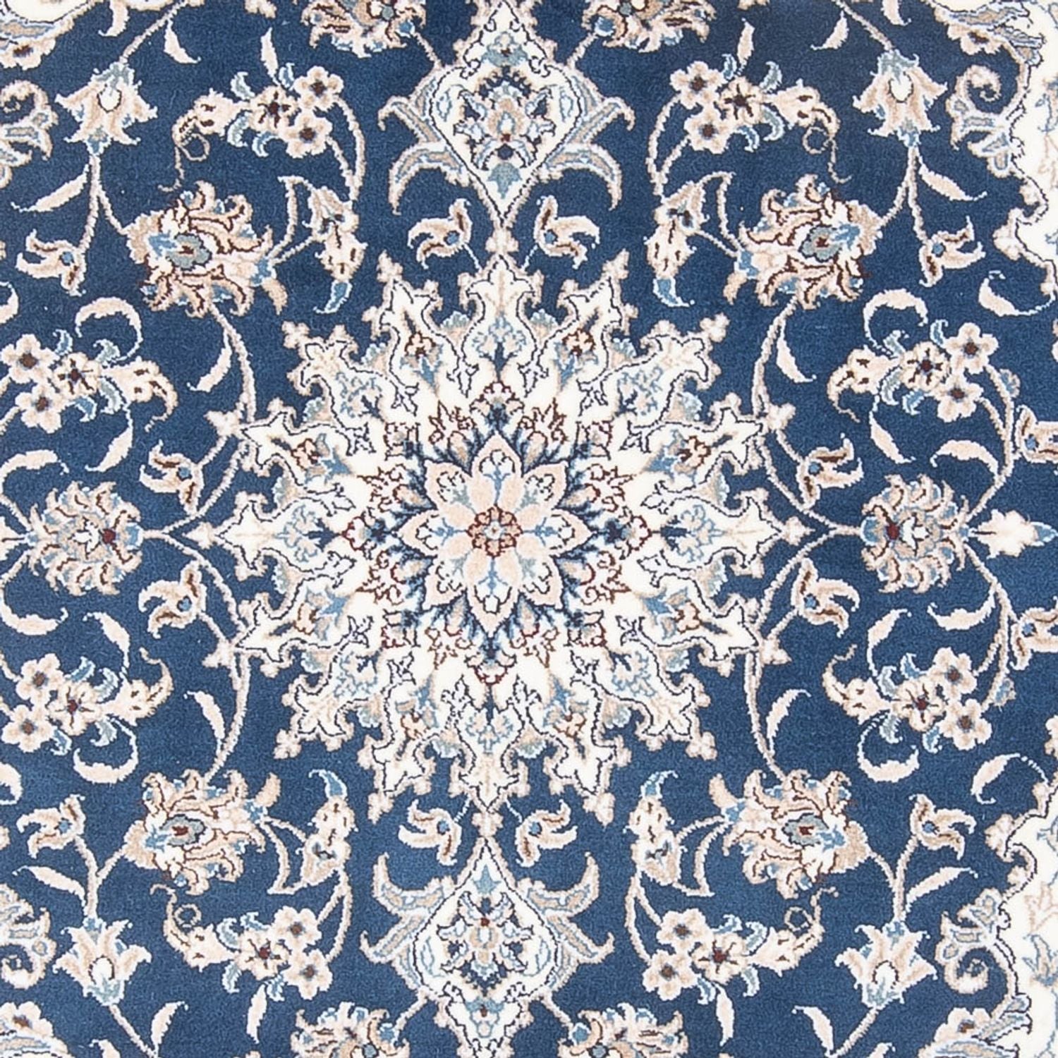 Alfombra Persa - Nain - Real - 197 x 147 cm - azul