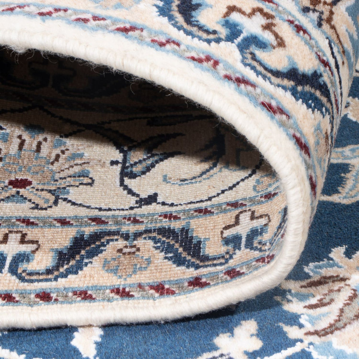 Alfombra Persa - Nain - Real - 206 x 149 cm - azul