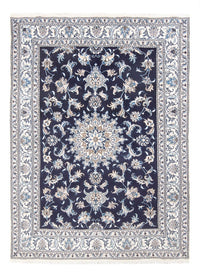 Alfombra Persa - Nain - Real - 213 x 149 cm - azul oscuro