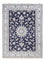 Alfombra Persa - Nain - Real - 213 x 149 cm - azul oscuro