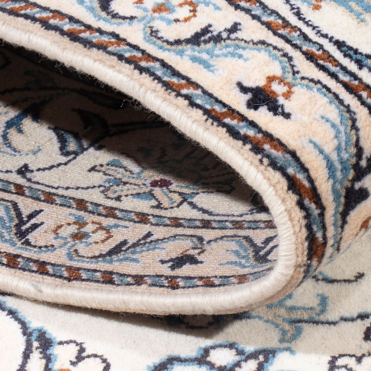 Alfombra Persa - Nain - Real - 210 x 146 cm - crema