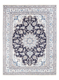 Alfombra Persa - Nain - Real - 200 x 155 cm - azul oscuro