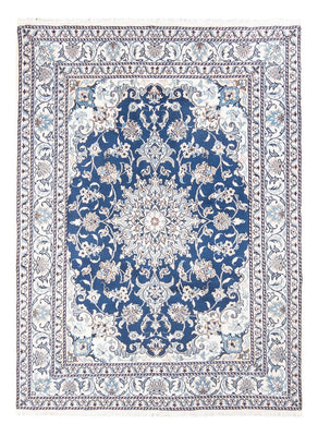 Alfombra Persa - Nain - Real - 203 x 146 cm - azul