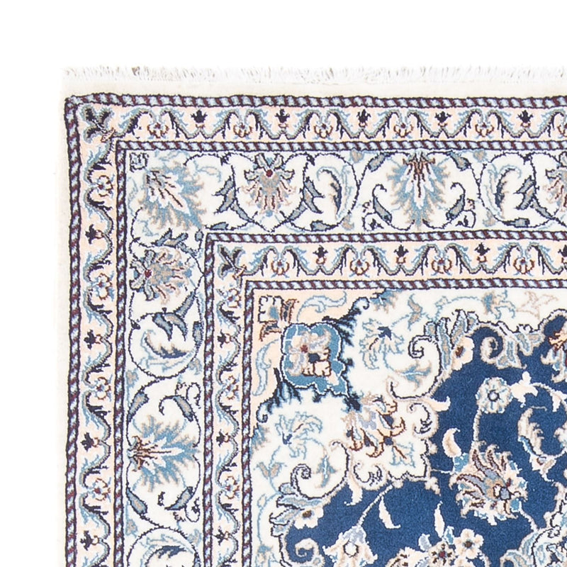 Alfombra Persa - Nain - Real - 203 x 146 cm - azul
