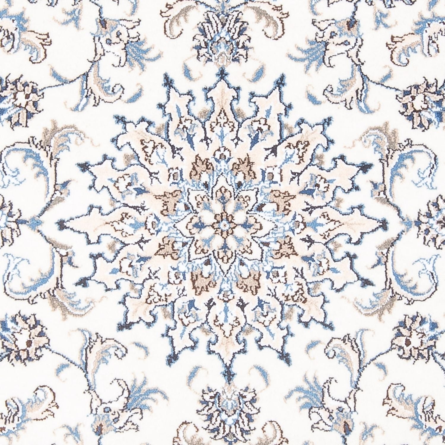 Alfombra Persa - Nain - Real - 197 x 149 cm - crema