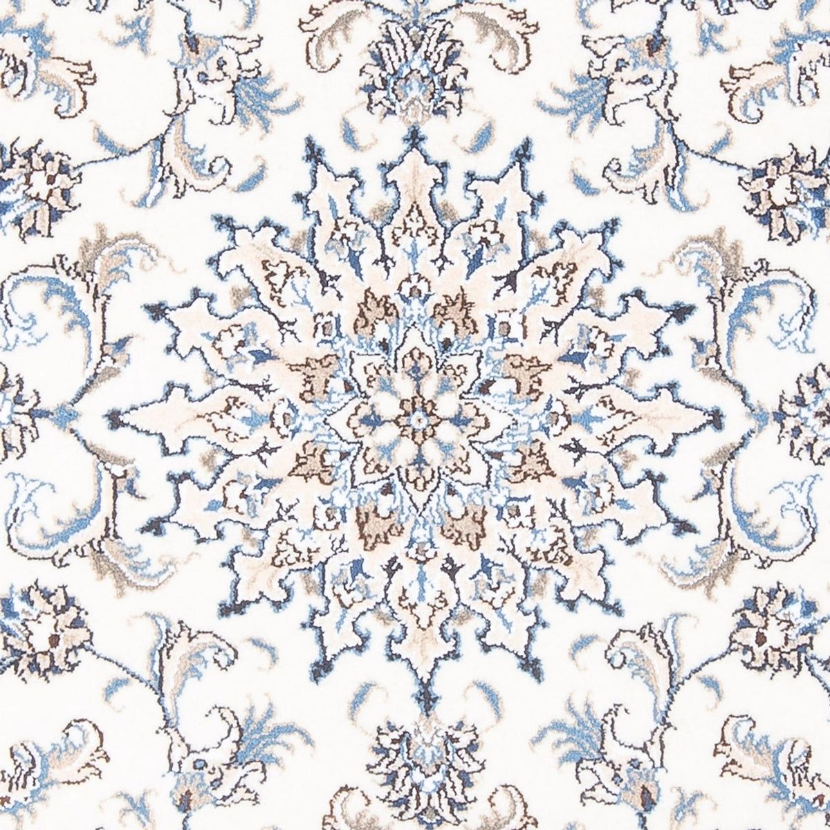 Alfombra Persa - Nain - Real - 197 x 149 cm - crema