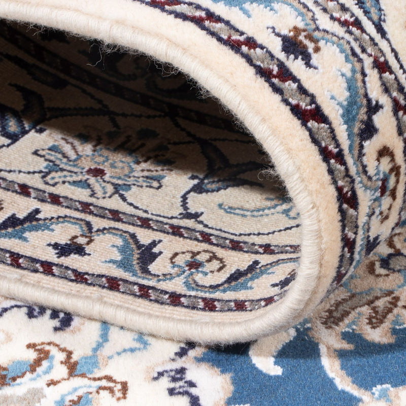 Alfombra Persa - Nain - Real - 212 x 145 cm - azul