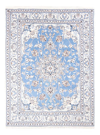 Alfombra Persa - Nain - Real - 202 x 150 cm - azul claro