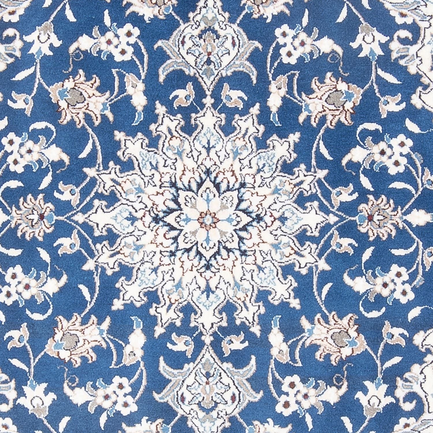 Alfombra Persa - Nain - Real - 203 x 146 cm - azul
