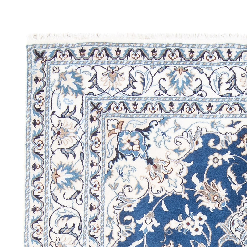 Alfombra Persa - Nain - Real - 203 x 146 cm - azul