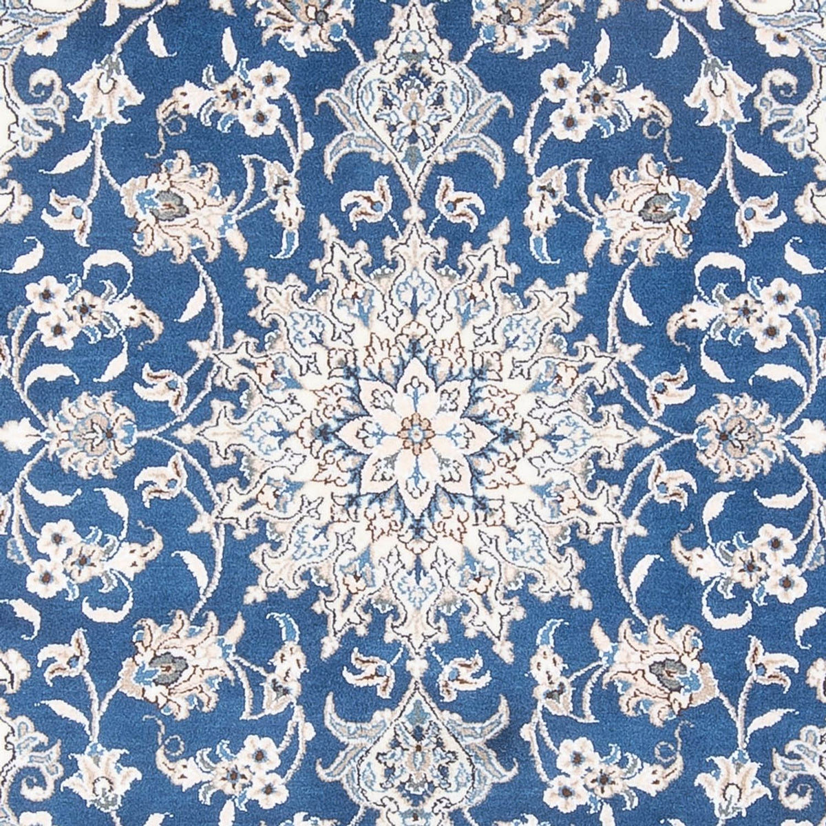 Alfombra Persa - Nain - Real - 194 x 147 cm - azul