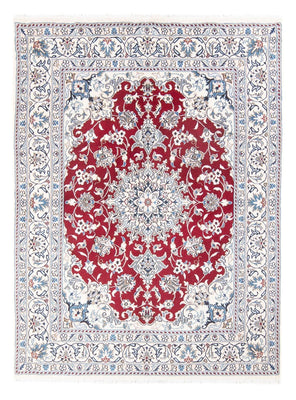 Alfombra Persa - Nain - Real - 197 x 142 cm - rojo