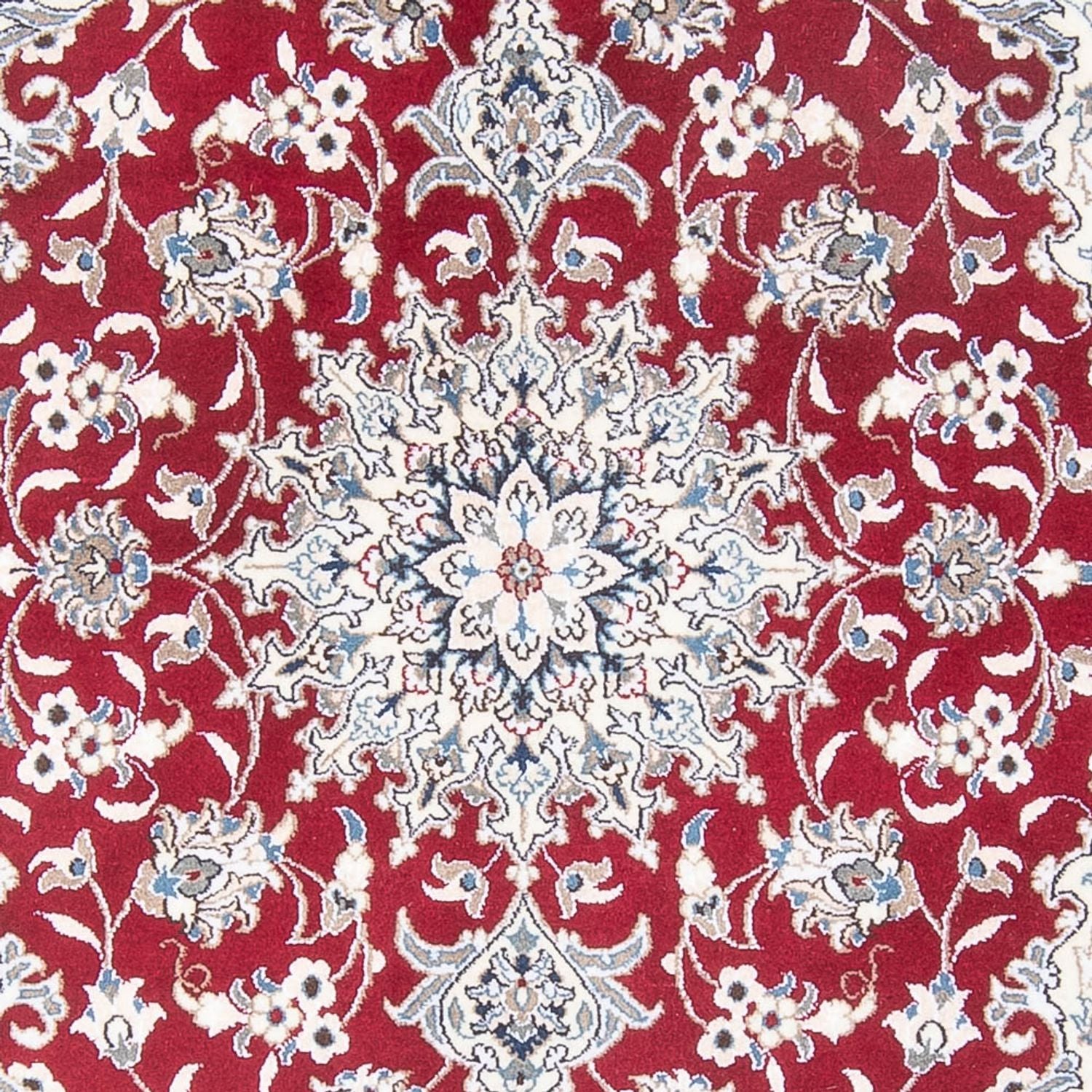 Alfombra Persa - Nain - Real - 197 x 142 cm - rojo