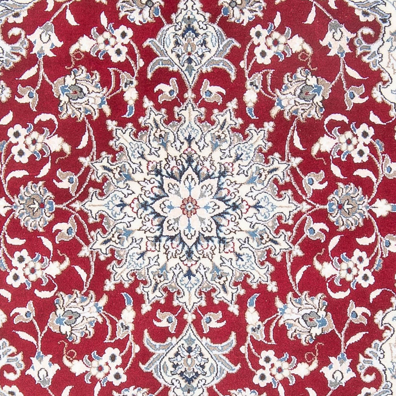 Alfombra Persa - Nain - Real - 197 x 142 cm - rojo