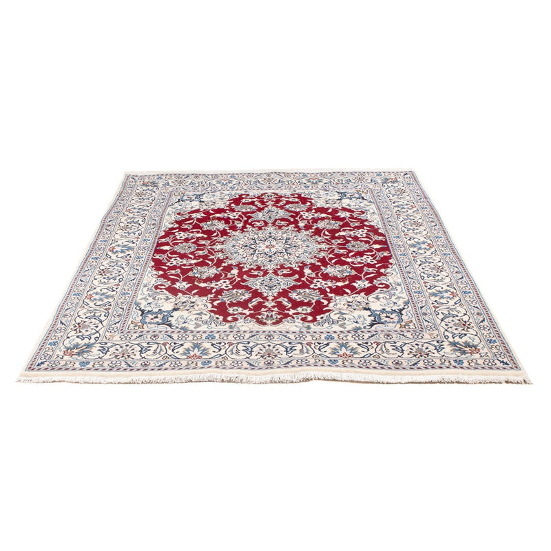 Alfombra Persa - Nain - Real - 197 x 142 cm - rojo