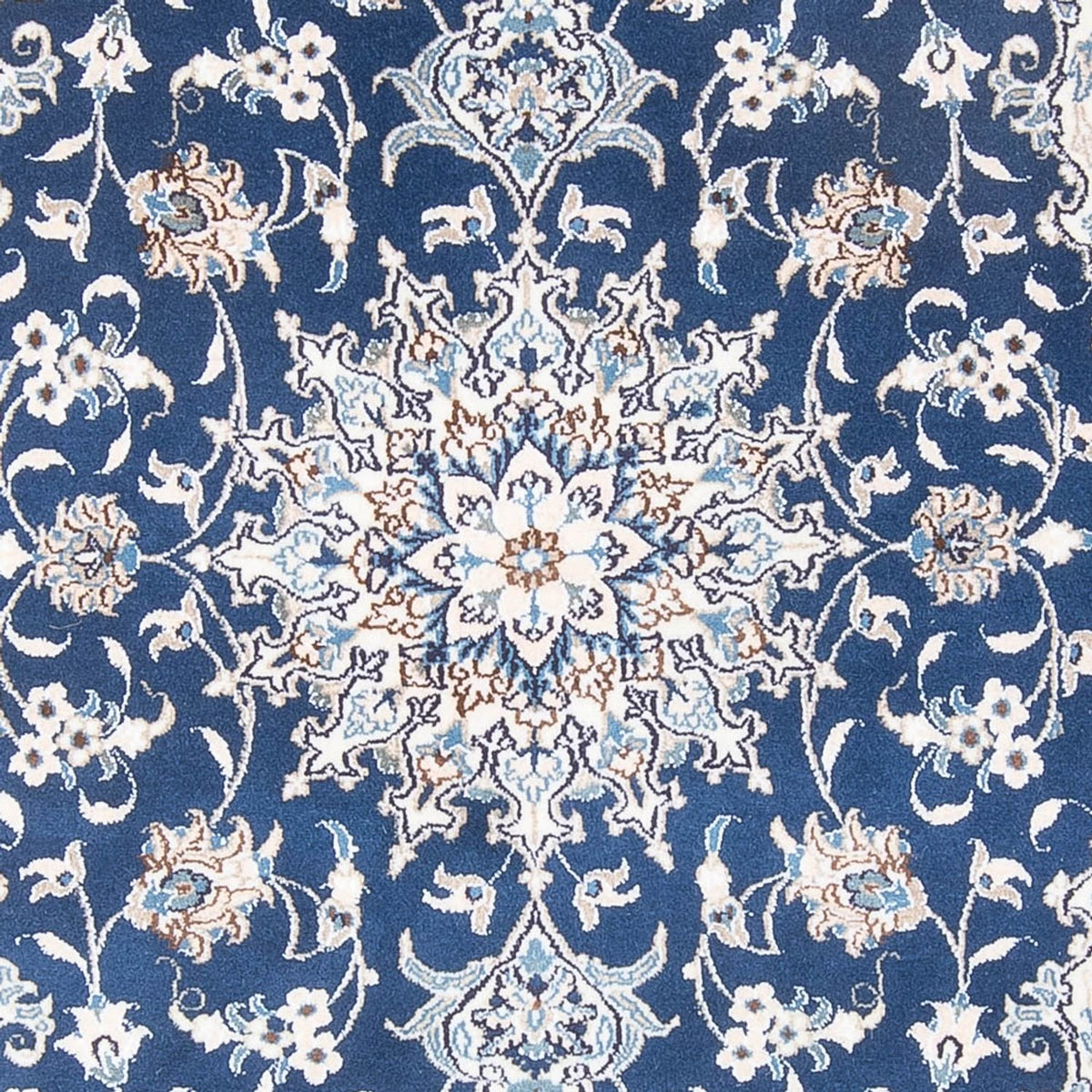 Alfombra Persa - Nain - Real - 202 x 149 cm - azul