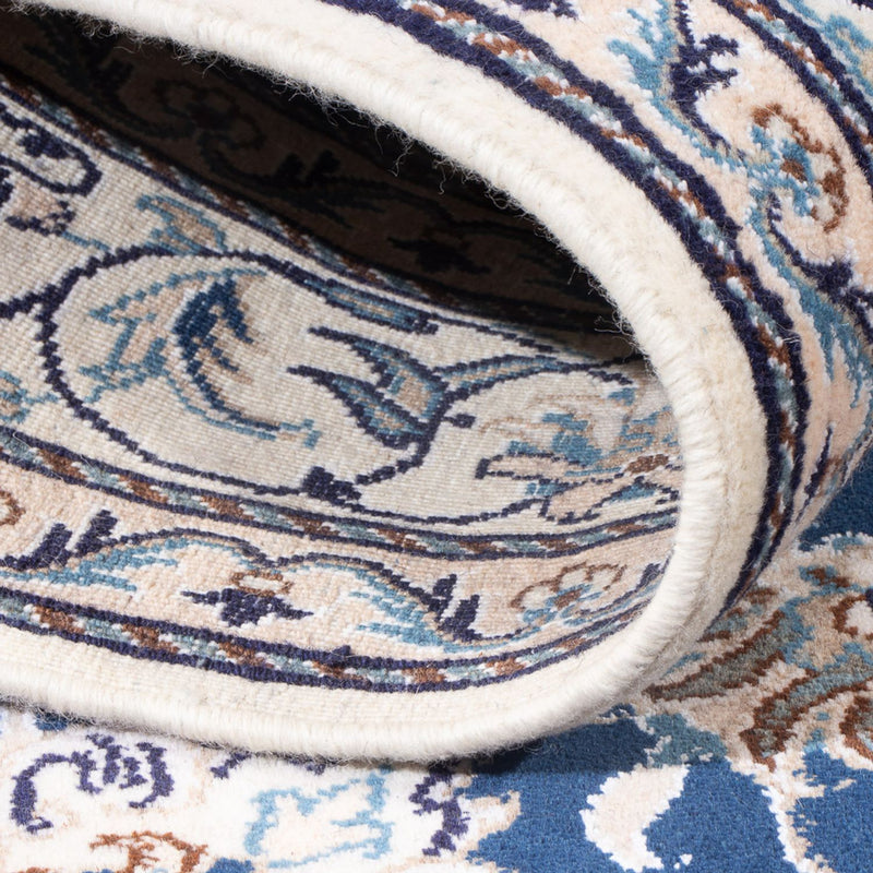 Alfombra Persa - Nain - Real - 202 x 149 cm - azul