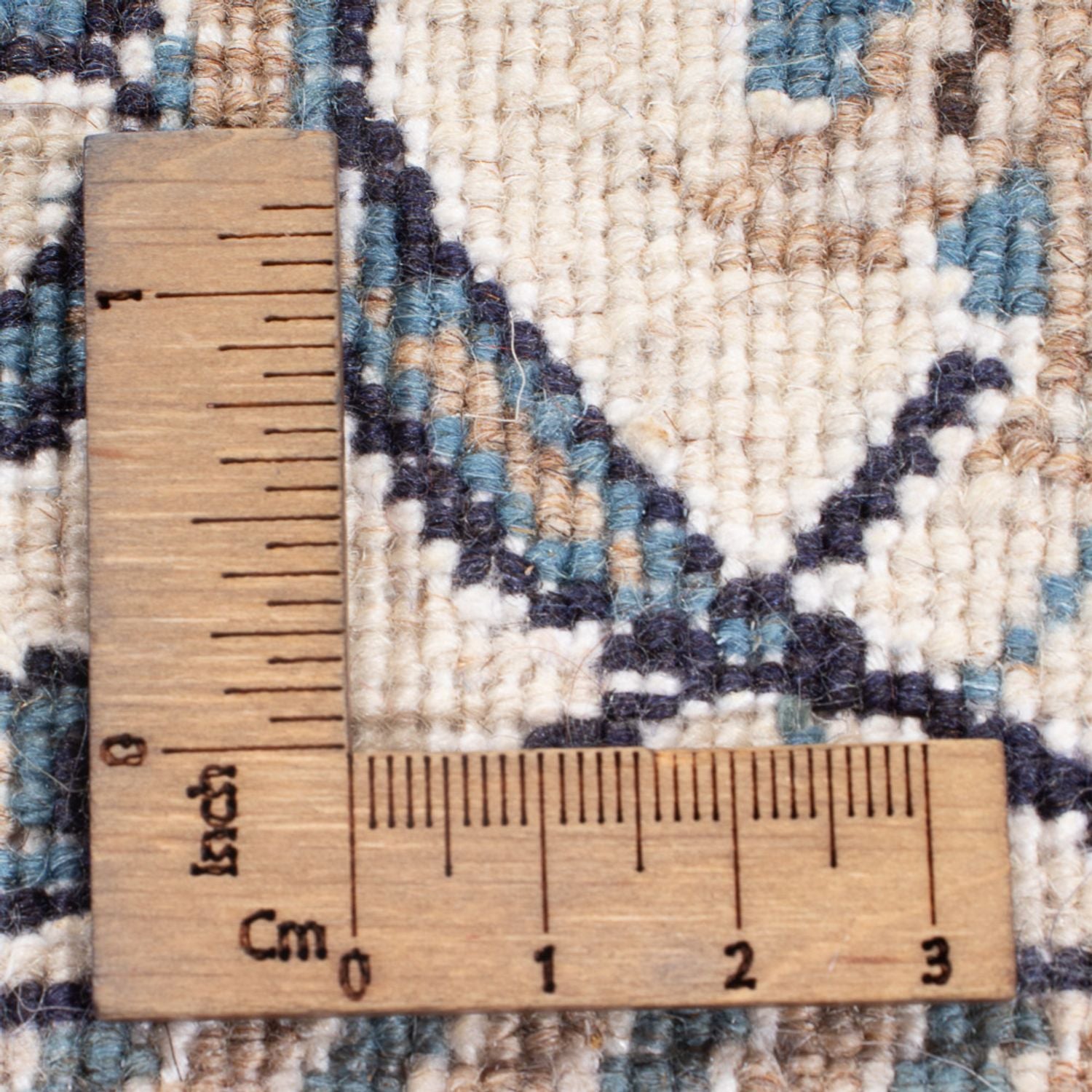 Alfombra Persa - Nain - Real - 196 x 145 cm - azul oscuro