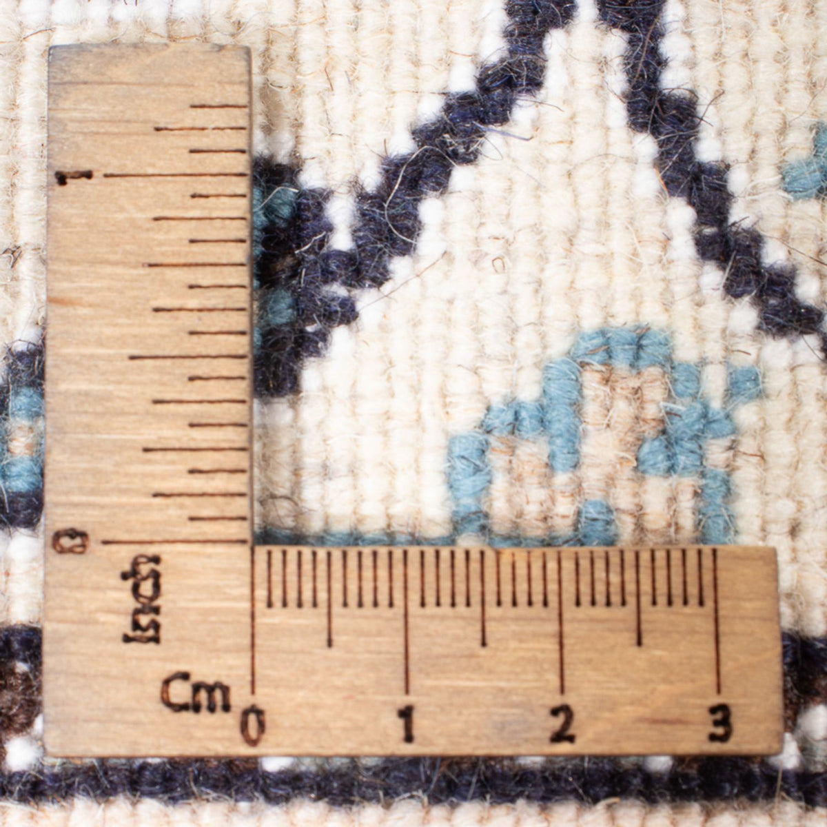 Alfombra Persa - Nain - Real - 198 x 150 cm - azul oscuro