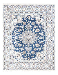 Alfombra Persa - Nain - Real - 196 x 147 cm - azul