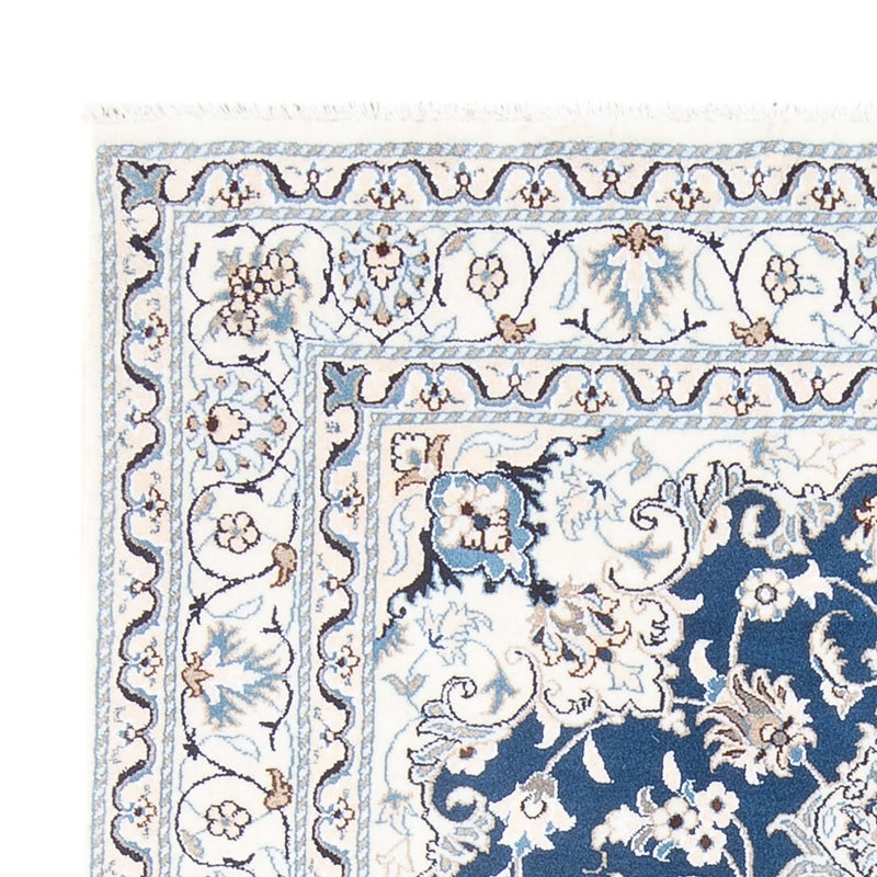 Alfombra Persa - Nain - Real - 196 x 147 cm - azul