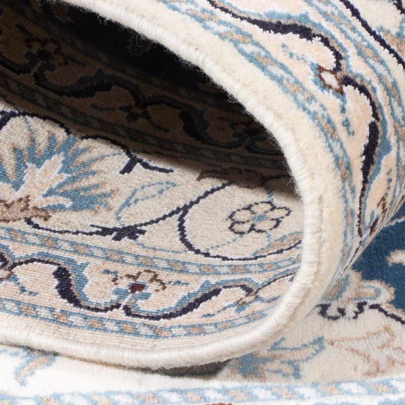 Alfombra Persa - Nain - Real - 196 x 147 cm - azul