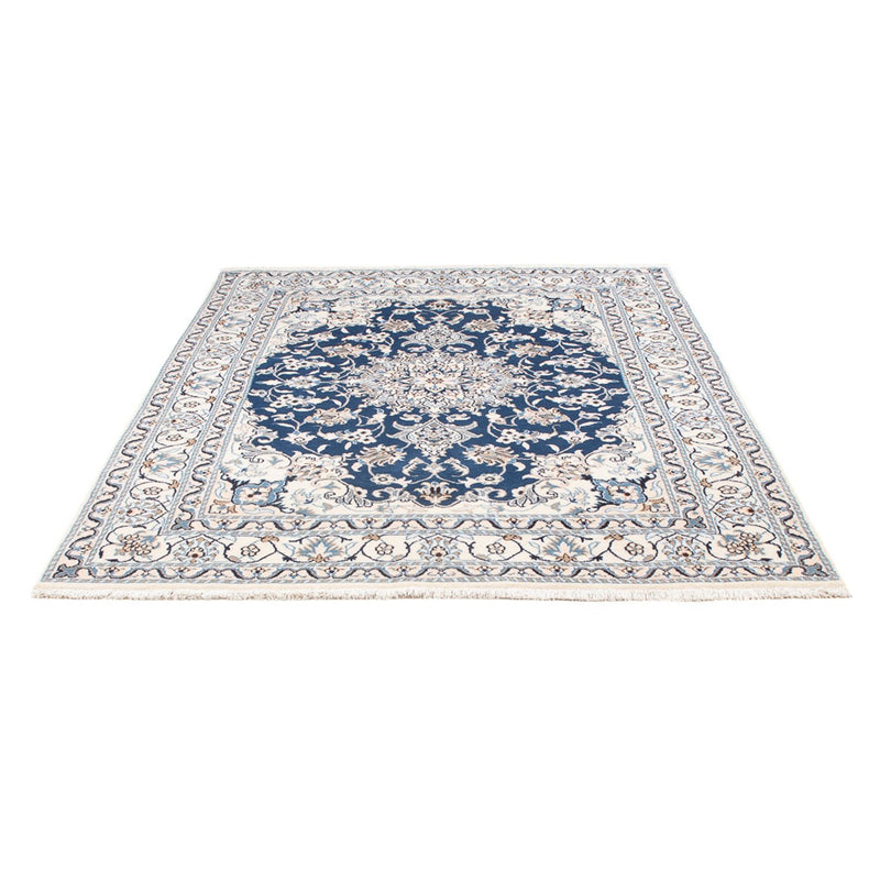 Alfombra Persa - Nain - Real - 196 x 147 cm - azul