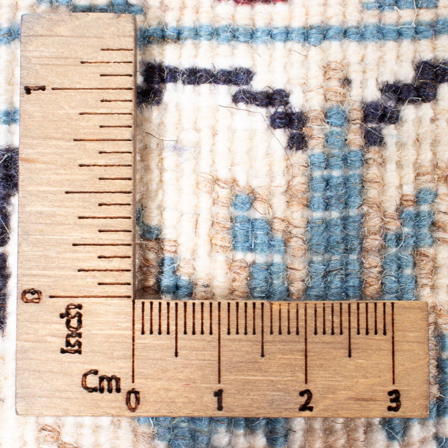 Alfombra persa - Nain - 200 x 115 cm - azul oscuro