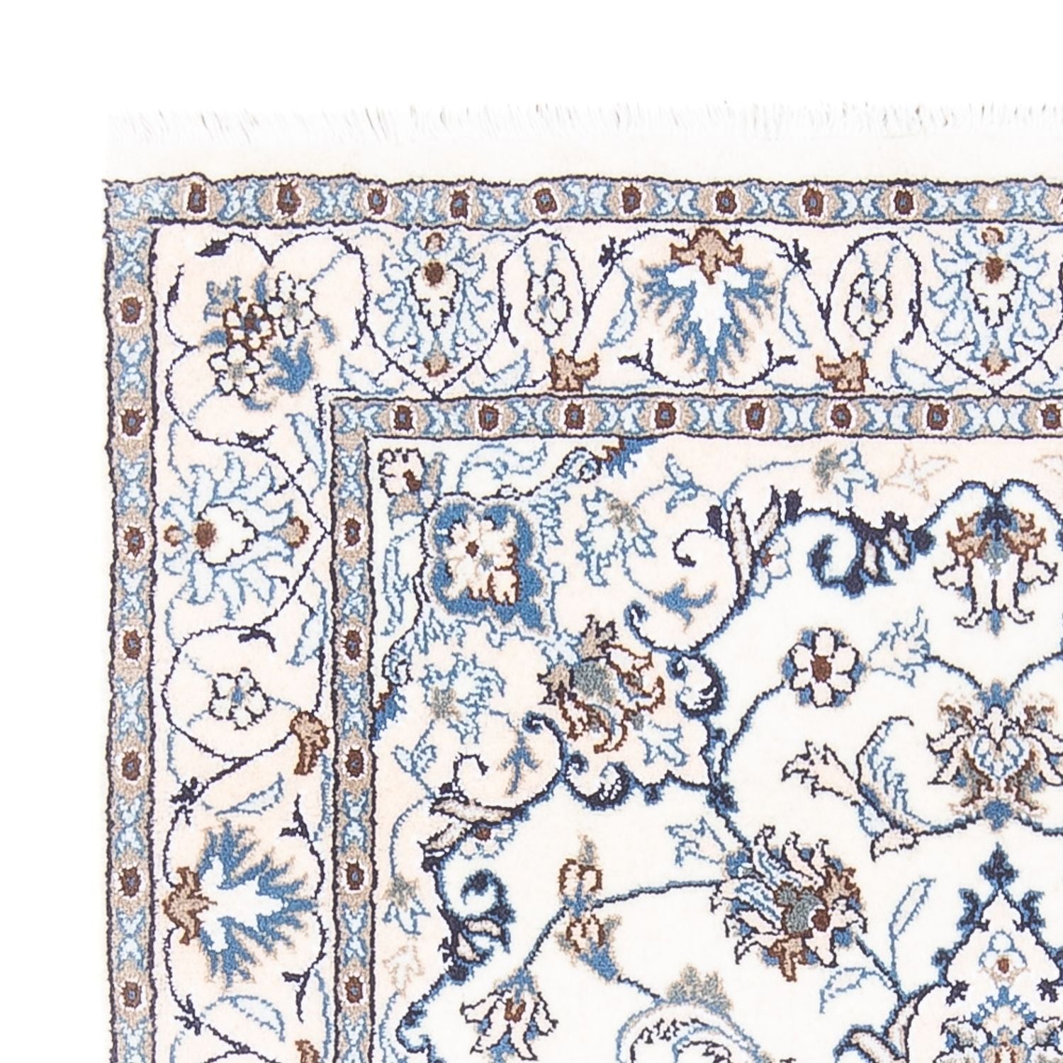 Alfombra persa - Nain - 188 x 116 cm - crema