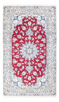 Alfombra persa - Nain - 201 x 117 cm - rojo