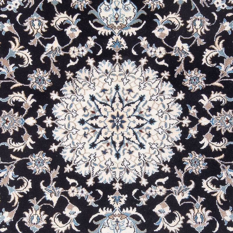 Alfombra persa - Nain - 234 x 166 cm - azul oscuro