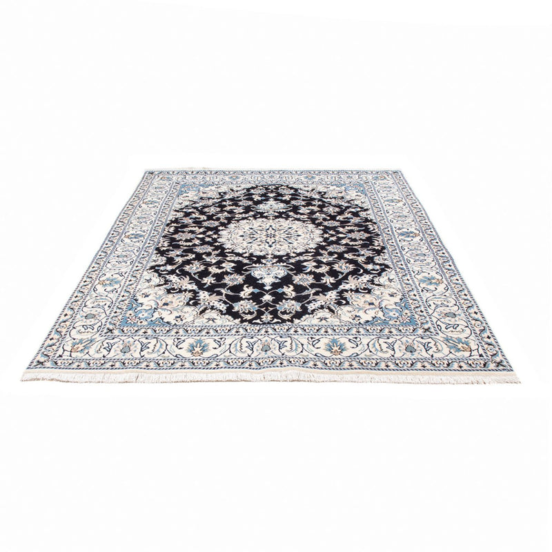 Alfombra persa - Nain - 234 x 166 cm - azul oscuro