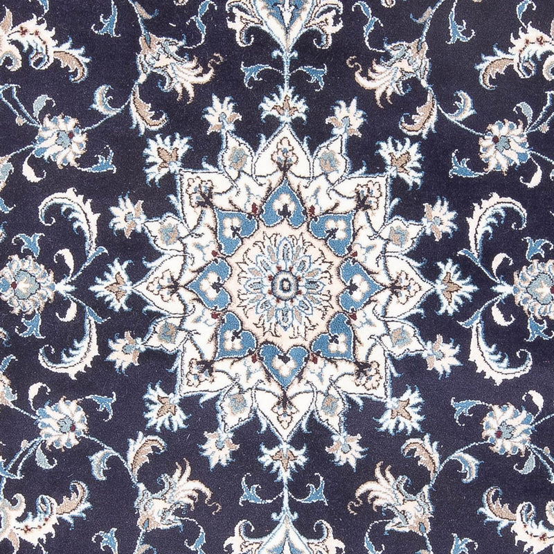 Alfombra persa - Nain - 232 x 168 cm - azul oscuro