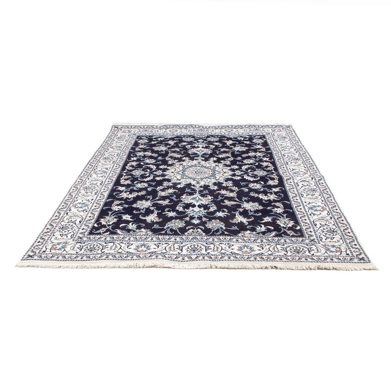 Alfombra persa - Nain - 232 x 168 cm - azul oscuro