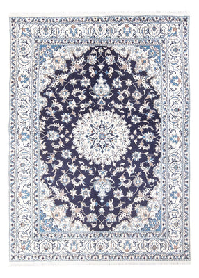 Alfombra persa - Nain - 235 x 167 cm - azul oscuro