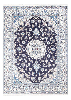 Alfombra persa - Nain - 235 x 167 cm - azul oscuro