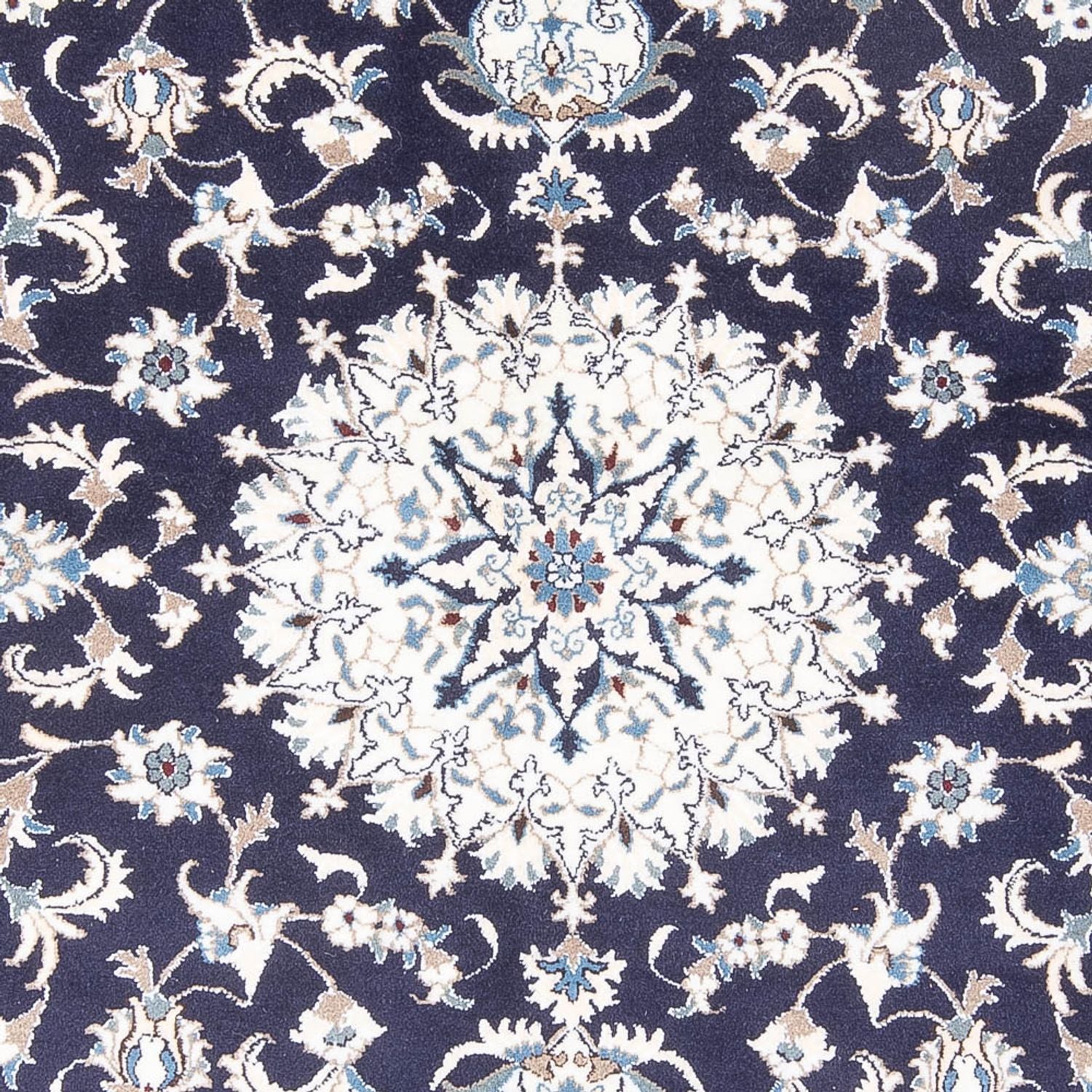 Alfombra persa - Nain - 235 x 167 cm - azul oscuro