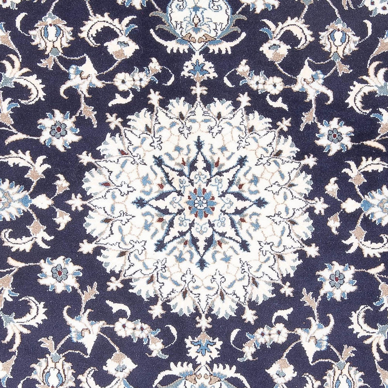 Alfombra persa - Nain - 235 x 167 cm - azul oscuro