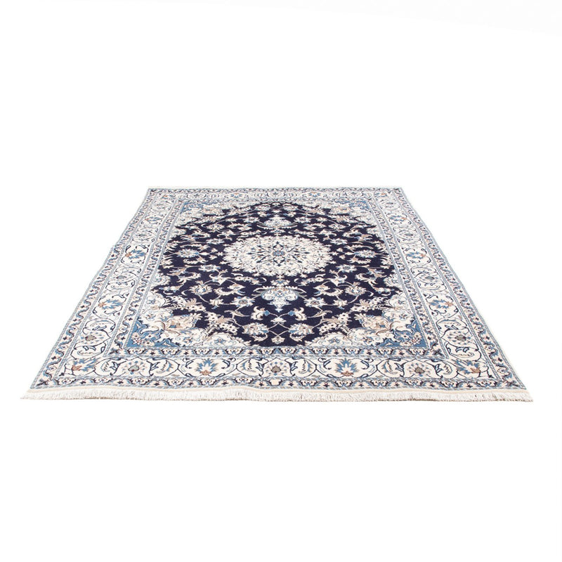 Alfombra persa - Nain - 235 x 167 cm - azul oscuro