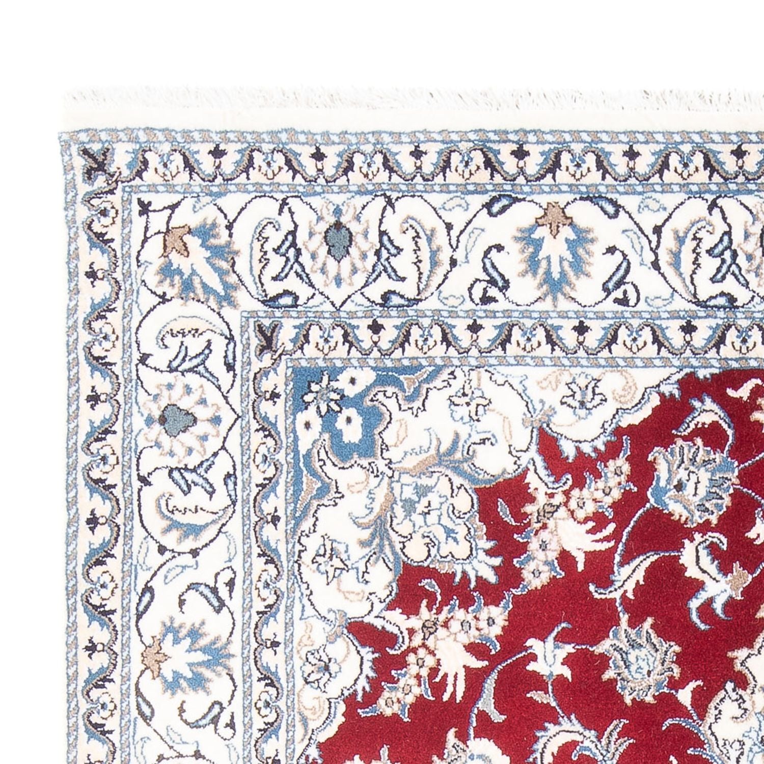 Alfombra persa - Nain - 234 x 165 cm - rojo