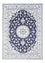 Alfombra persa - Nain - 234 x 168 cm - azul oscuro