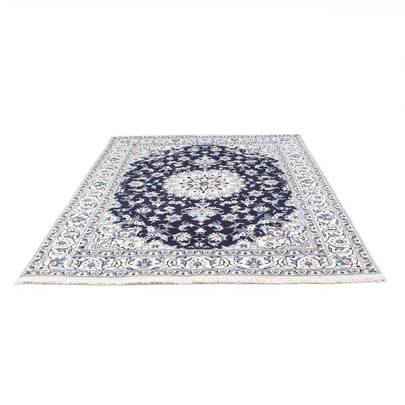 Alfombra persa - Nain - 234 x 168 cm - azul oscuro